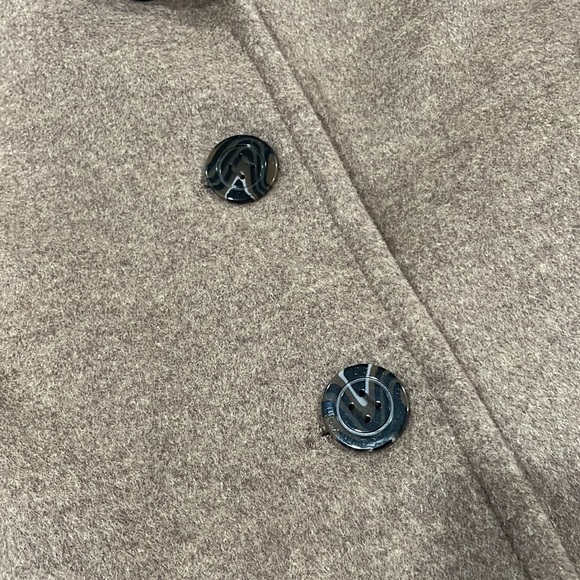 Calvin Klein Beige Wool Peacoat - Picture 9 of 13